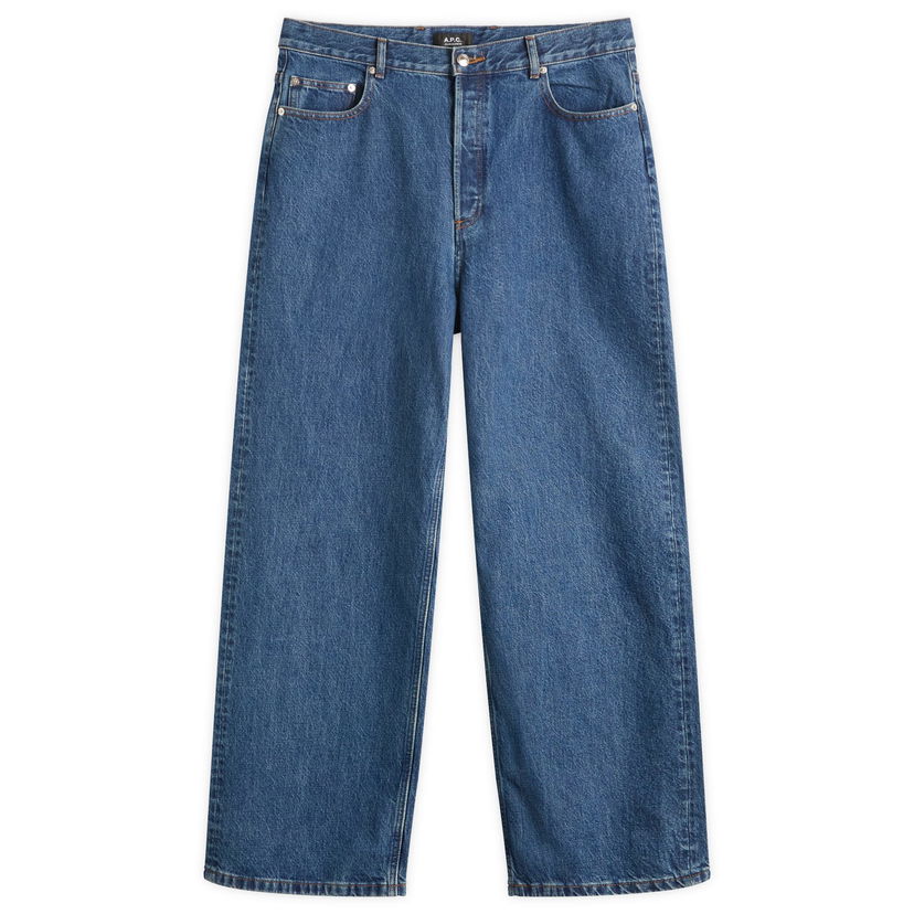 Jeans A.P.C. A.P.C. Aaron Wide Leg Jeans 30 Plava | COHJK-H09182-IAL