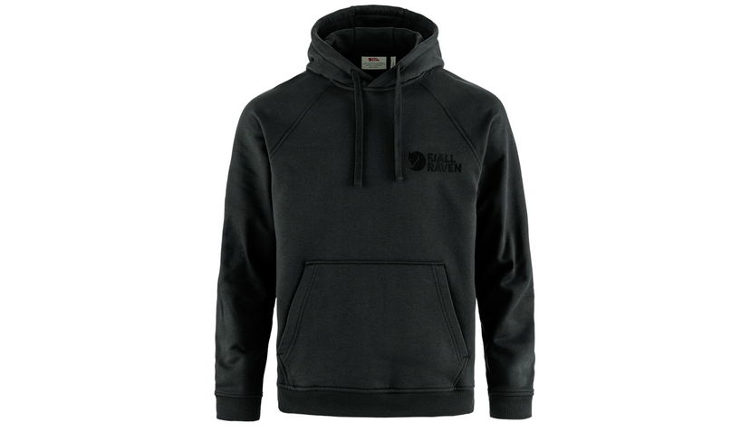Dukserice FJÄLLRÄVEN Classic Pullover Hoodie with Drawstring Hood and Kangaroo Pocket Crna | F12600231-550