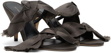 Tenisice i cipele The Row Vika Knot Heeled Sandals Siva | F1569-W326, 3