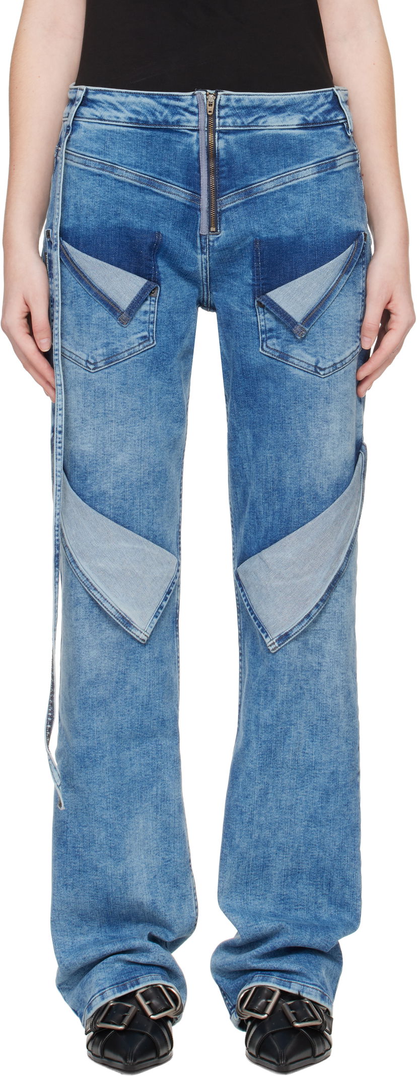 Jeans Ottolinger Ottolinger Loose Fit Jeans Plava | 117-202817-02