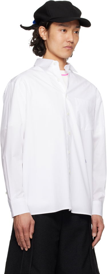 Košulja ADER ERROR ADER error Sig TRS Tag 01 Button-Down Shirt Bijela | BO42FYSH0101WH, 1