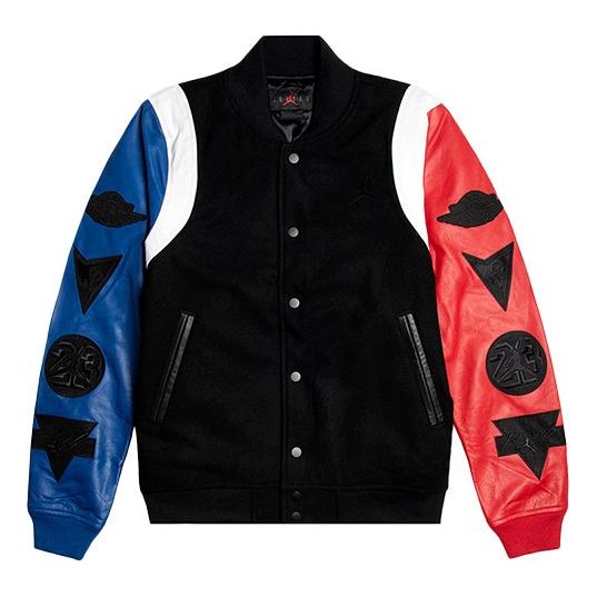 Bomber jakna Jordan Air Jordan Destroyer Sleeve Jacket Crna | AT9959-010