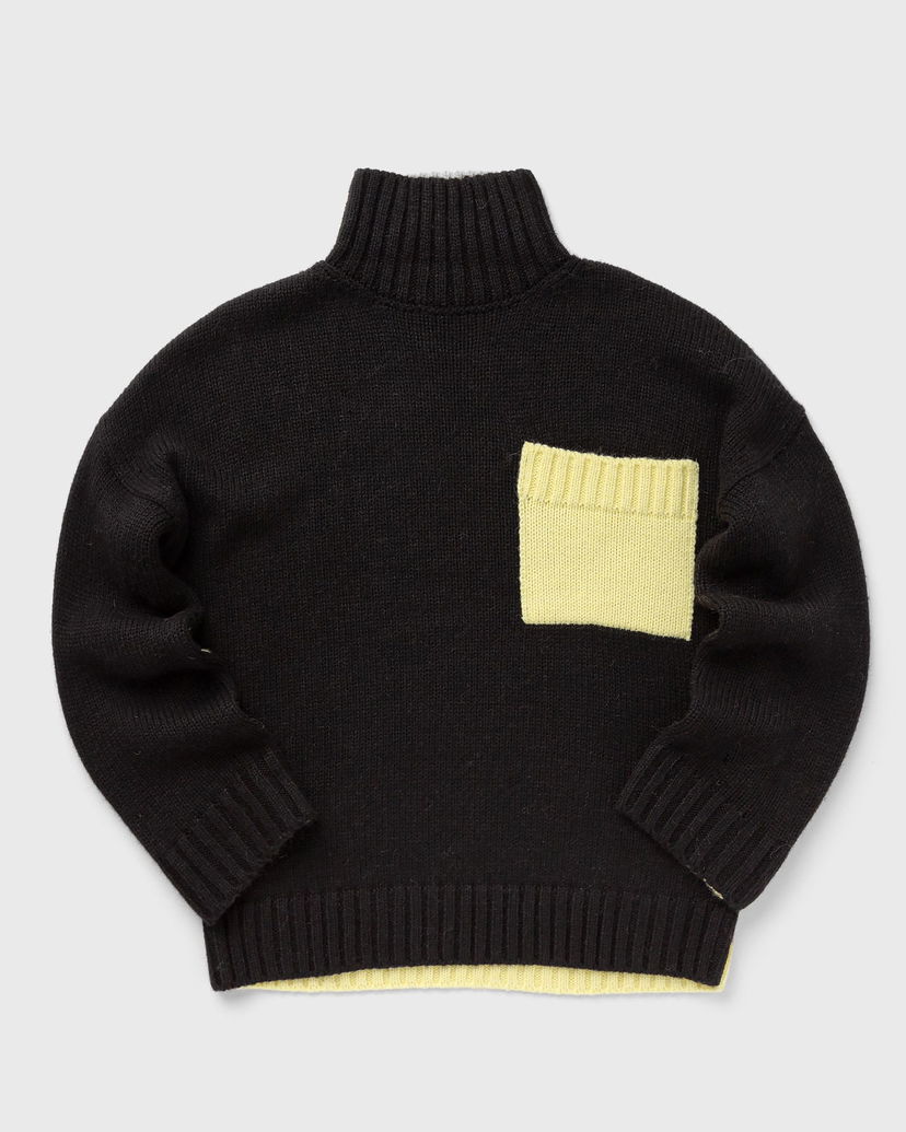 Džemper JW Anderson CONTRAST PATCH POCKET JUMPER Crna | KW0939-YN0144-973