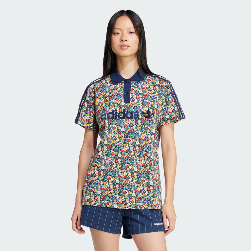 Polo majica adidas Originals adidas Originals x Liberty London Floral Polo Višebojno | JC7786
