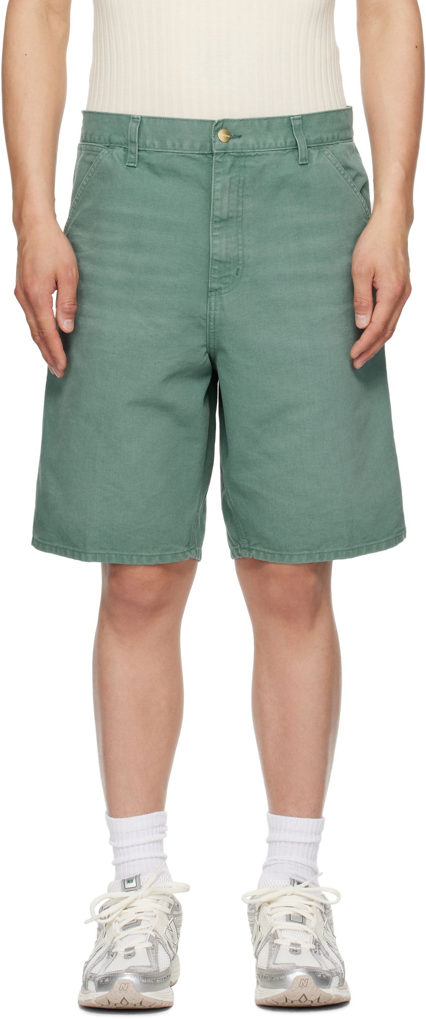 Kratke hlače Carhartt WIP Carhartt WIP Single Knee Shorts Zelena | I034797