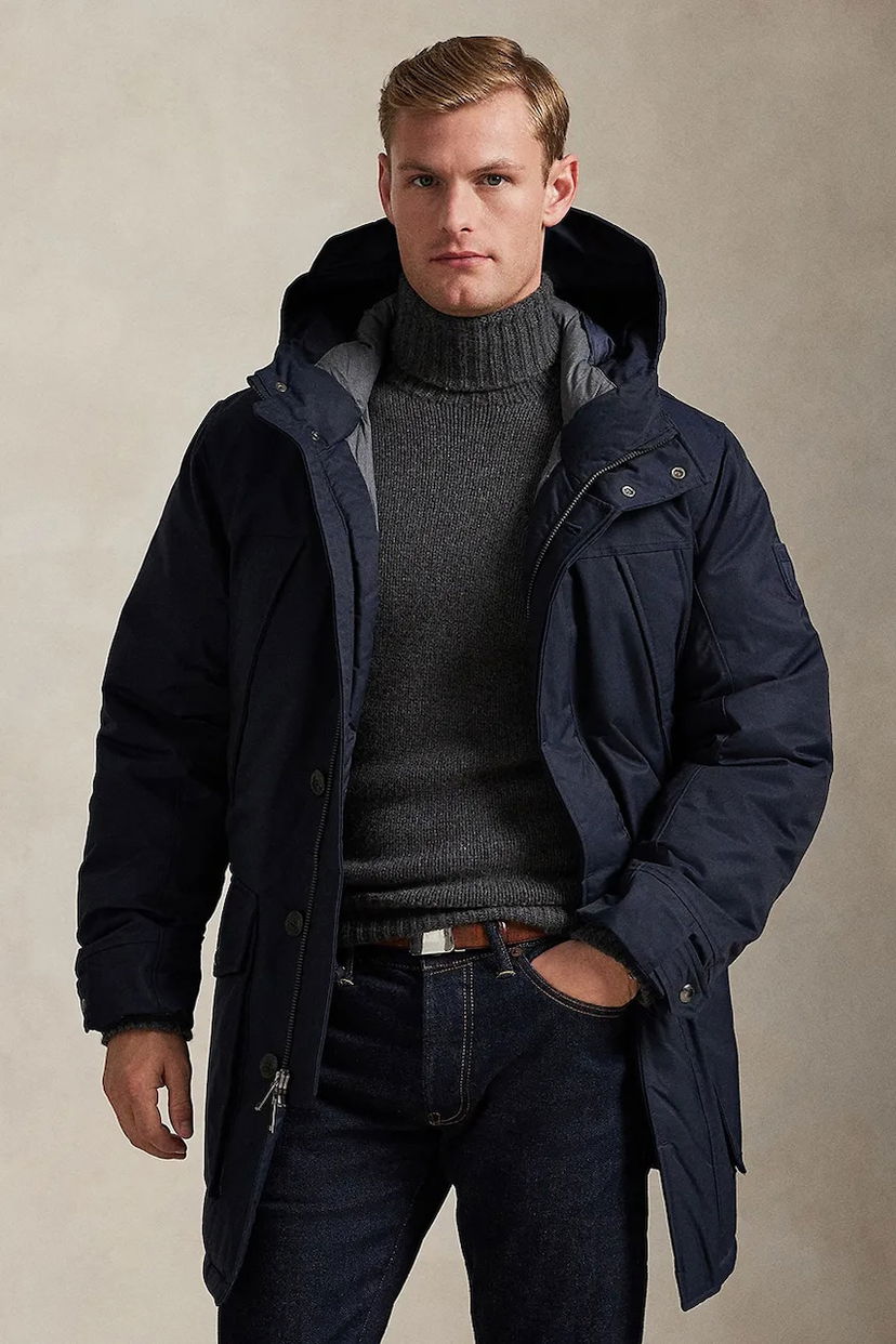 Parka Polo by Ralph Lauren Winter Hooded Down Parka Tamnoplava | 710968114001
