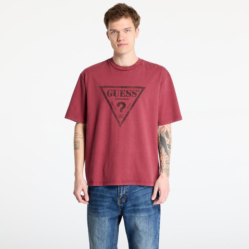Majica kratkih rukava GUESS GUESS Go Vintage Triangle Tee Crvena | M4BI13K8FQ4-F5E9