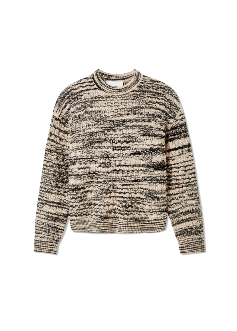 Džemper AXEL ARIGATO Noah Textured Striped Knit Sweater Višebojno | A3296001