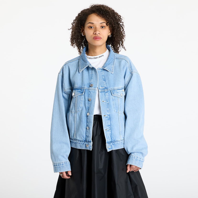 Jakna CALVIN KLEIN Calvin Klein Jeans Boxy Denim Jacket Plava | J20J224548 1A4