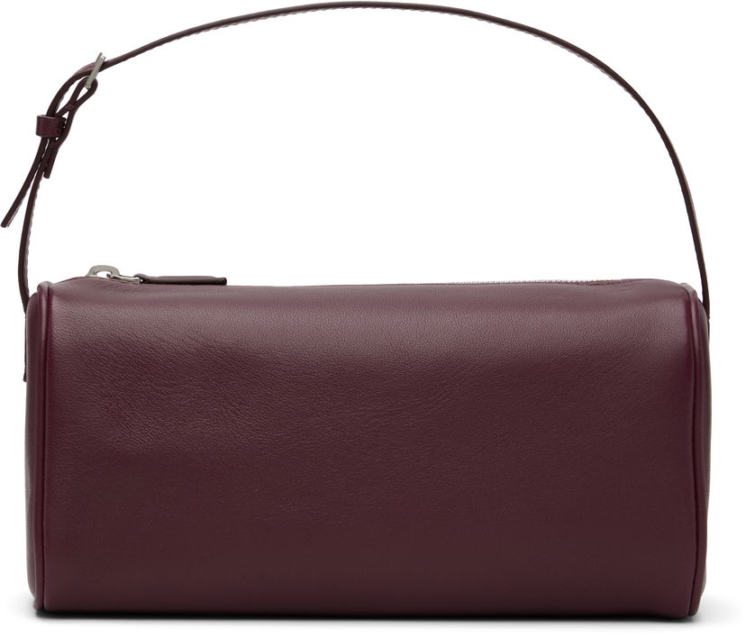 Torba za rame The Row The Row 90's Shoulder Bag Tamnocrvena | W1281-L614