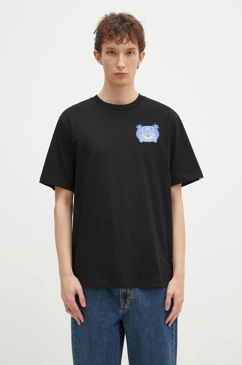 Majica kratkih rukava BILLIONAIRE BOYS CLUB Billionaire Boys Club Tropical Crest T-Shirt Crna | B24461
