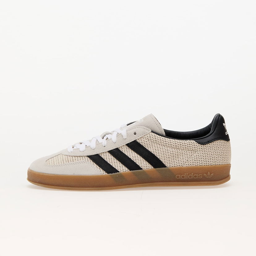 Tenisice i cipele adidas Originals Gazelle Indoor Aluminium/ Core Black/ Gum Bež | IH4769