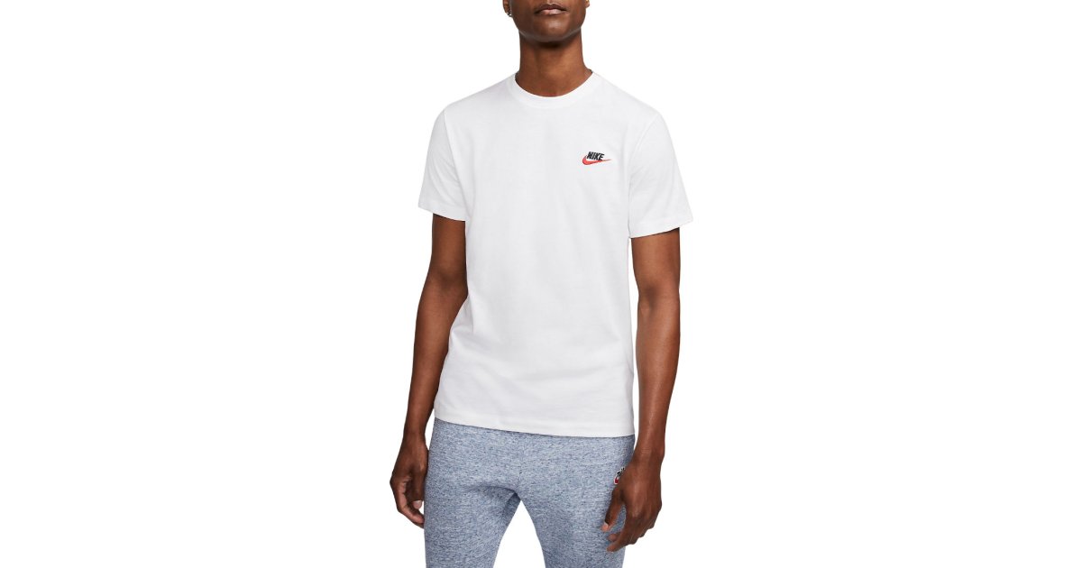 Majica kratkih rukava Nike Sportswear Club Tee Bijela | ar4997-100, 1