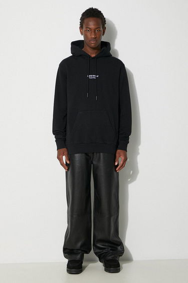 Dukserice Marcelo Burlon Regular Hoodie Crna | CMBB007F24FLE0061001, 1