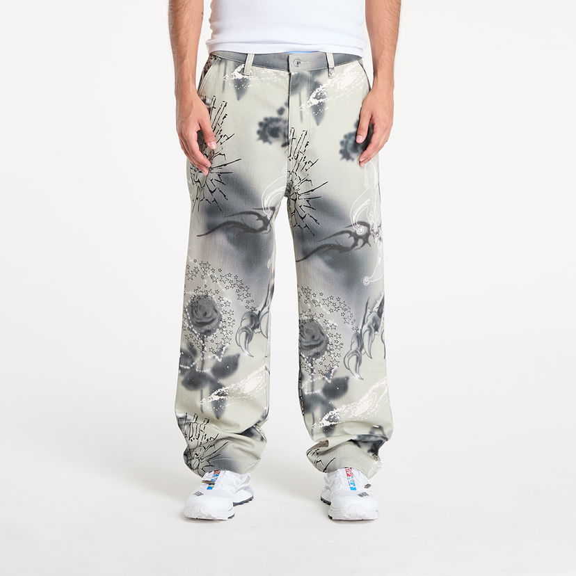 Hlače RIPNDIP RIPNDIP Stargazing Carpenter Wide Leg Pants Višebojno | RNDSUM25114