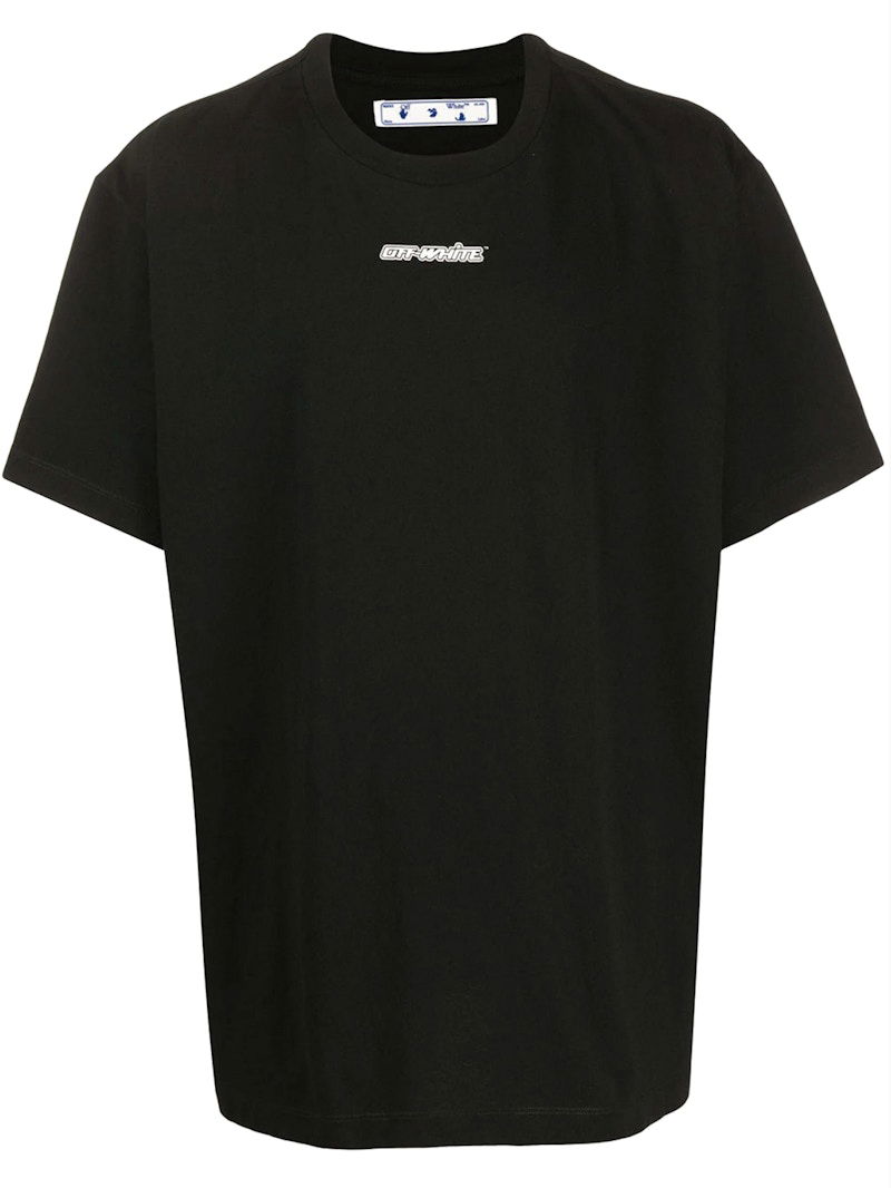Majica kratkih rukava Off-White Marker Red Arrows Oversized Tee Crna | OMAA038E20JER0021025 / OMAA038G20JER0041025