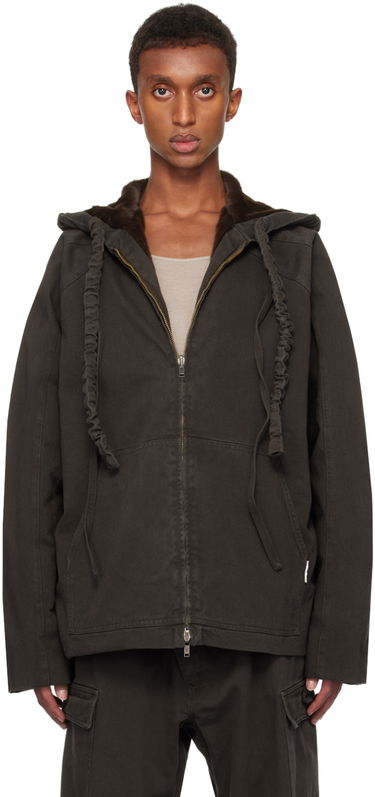 Jakna Ottolinger Ottolinger Furry Reversible Denim Jacket Smeđa | 1090601521, 0