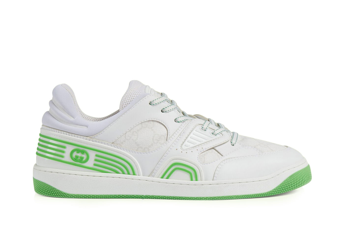 Tenisice i cipele Gucci Basket Low 'White Demetra Green' Bijela | 698785 2SHG0 9089, 0