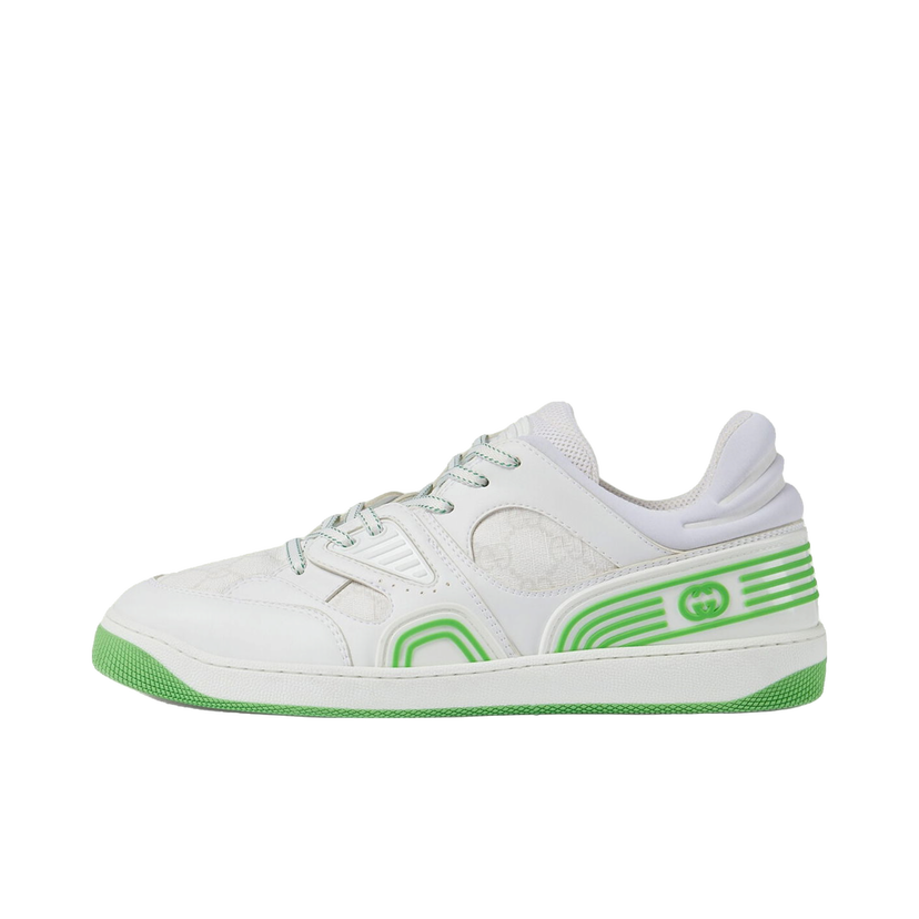 Tenisice i cipele Gucci Basket Low 'White Demetra Green' Bijela | 698785 2SHG0 9089