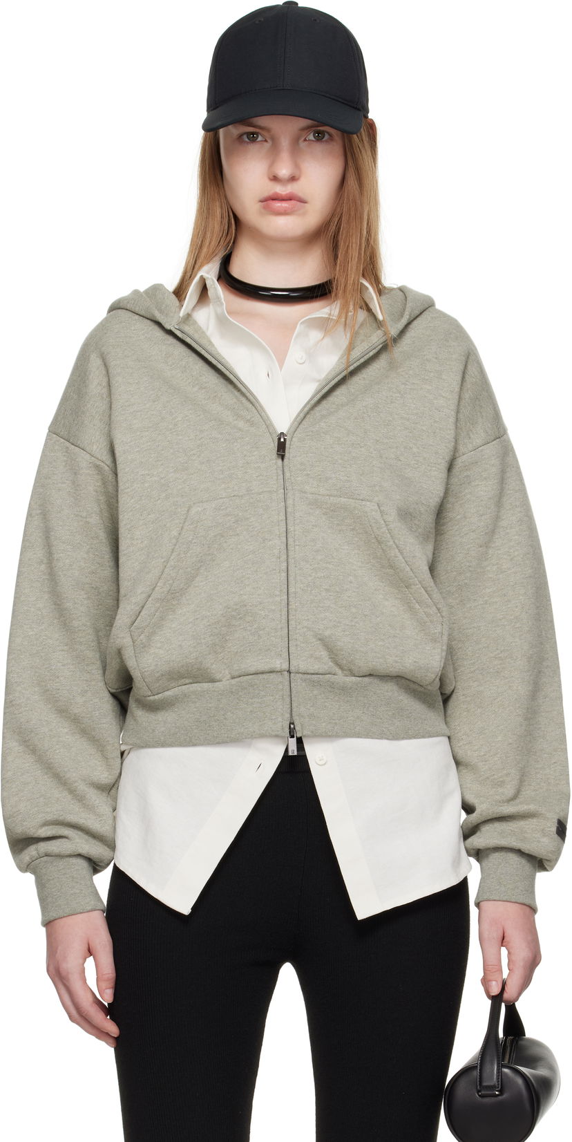 Dukserice Fear of God ESSENTIALS Classic Fit Zip-Up Hoodie Siva | 192SP255095FW