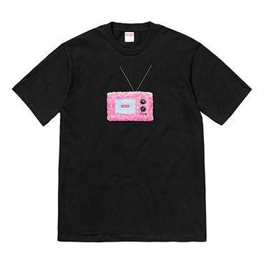 Majica kratkih rukava Supreme Supreme SS18 TV Graphic T-Shirt Crna | SUP-SS18-0085