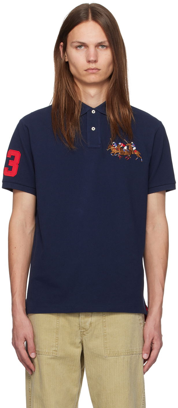 Polo majica Polo by Ralph Lauren Embroidered Polo Plava | 710814437003