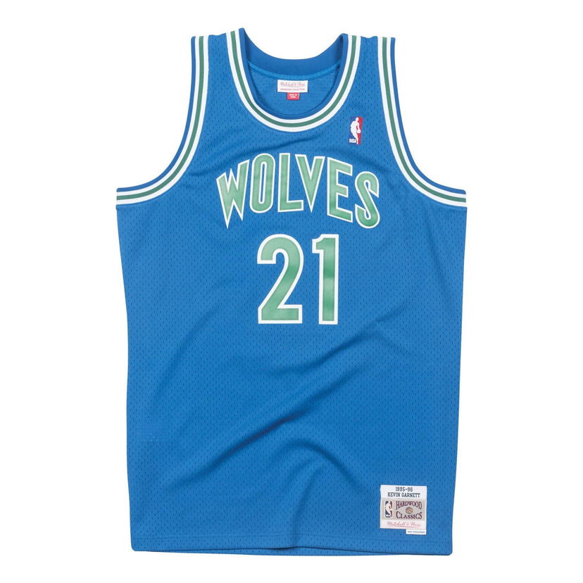 Dres Mitchell & Ness NBA Timberwolves Garnett Swingman Jersey Plava | SMJYGS18182-MTIROYA95KGA