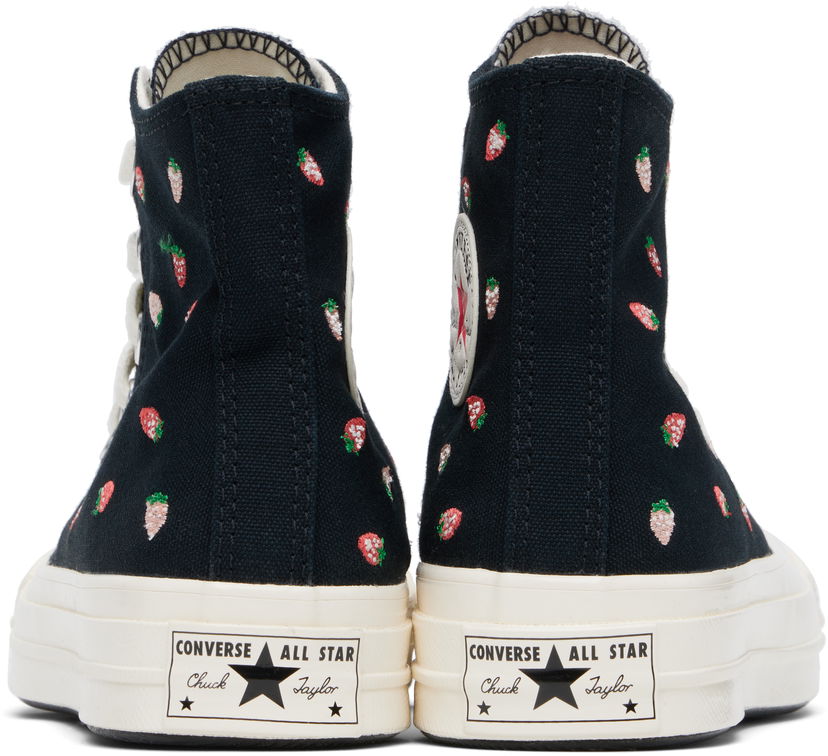 Tenisice i cipele Converse Chuck 70 Embroidered Strawberries Crna | A14944C