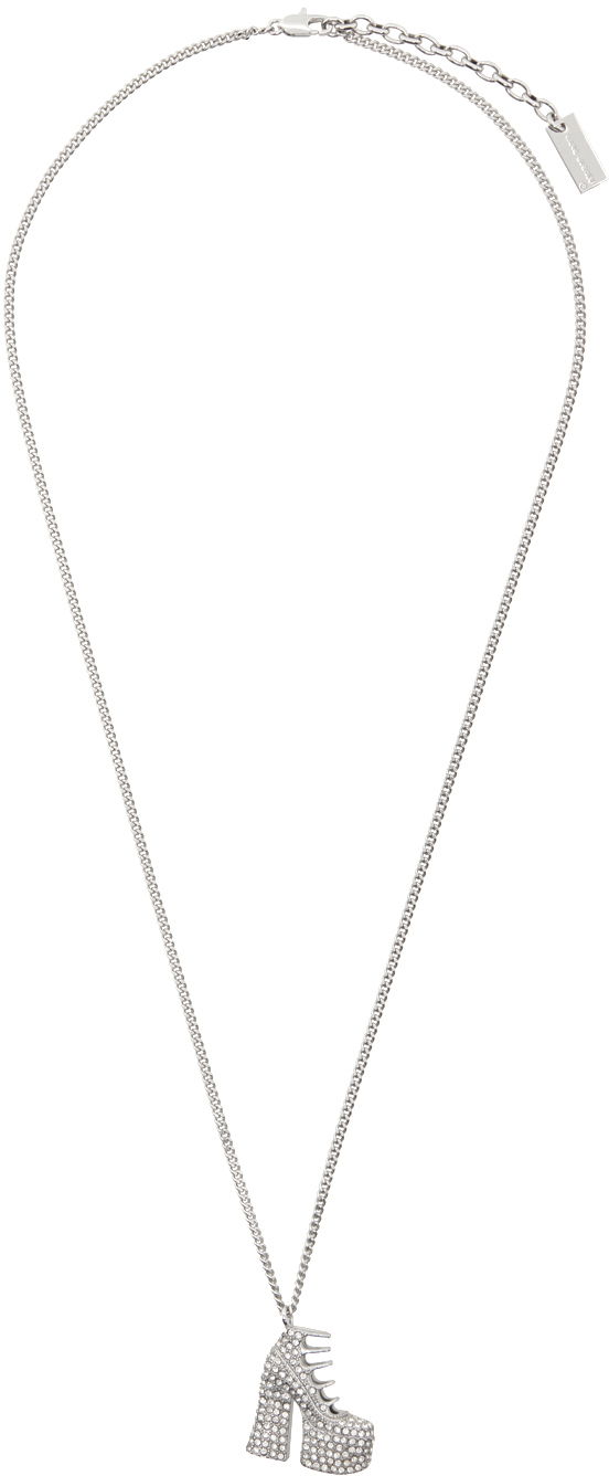 Ogrlica Marc Jacobs Marc Jacobs Kiki Ankle Boot Pendant Necklace Metalik | 2R3JNC001J78