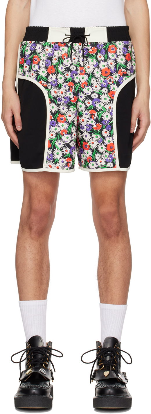 Kratke hlače Anna Sui Floral Print Athletic Shorts Višebojno | M1023A41