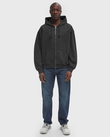 Dukserice Levi's Western Full Zip Hoodie Crna | 000VR-0000, 2