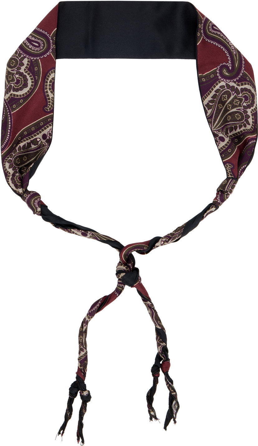 Šal OUR LEGACY Our Legacy Paisley Print Twisted Tie Višebojno | A4258TBPA