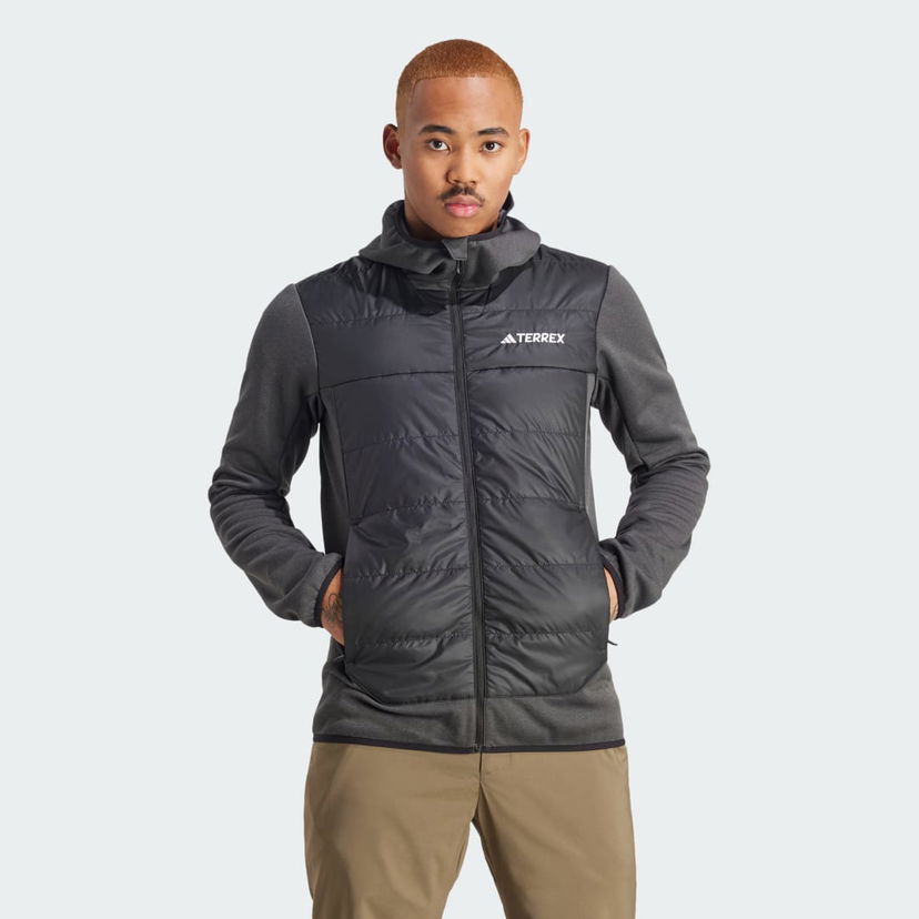 Jakna adidas Performance Terrex Multi Hybrid Insulated Hooded Jacket Siva | IR7883
