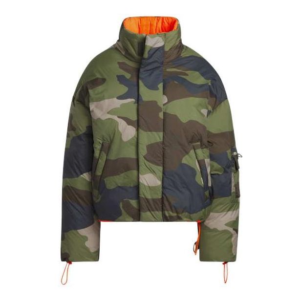 Bomber jakna adidas Originals Ivy Park Cropped Puffer Jacket Zelena | HZ2321