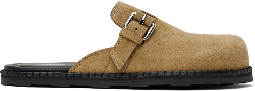 Odjeća Moschino Moschino Suede Mule Loafers Bež | 251 MB10152G0M GF0 10B