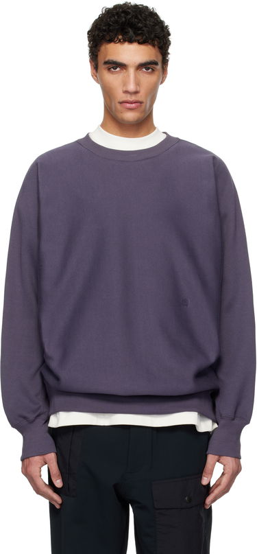 Dukserice NANAMICA nanamica Crew Neck Sweatshirt Ljubičasta | S25SH011U, 0
