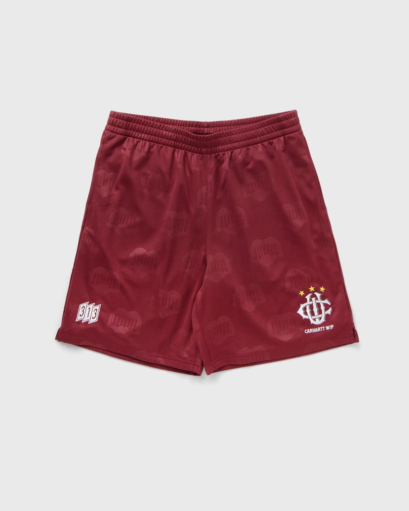 Kratke hlače Carhartt WIP Hartt's Football Shorts Tamnocrvena | I034623-2UG.XX