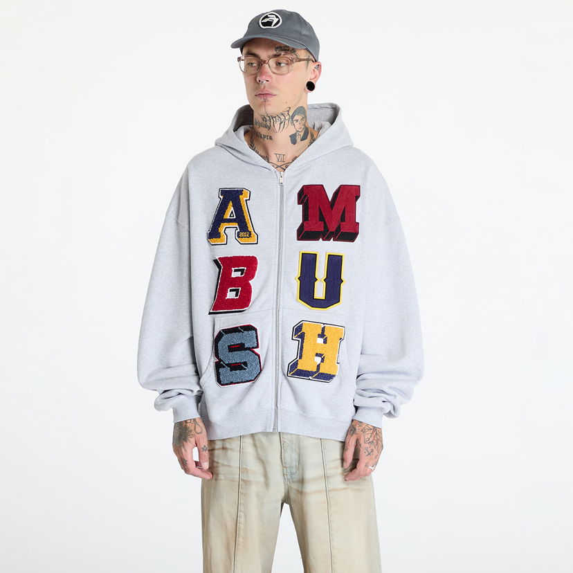 Dukserice Ambush Zip Up Sweatshirt UNISEX Siva | BMBE003F24FLE0020505