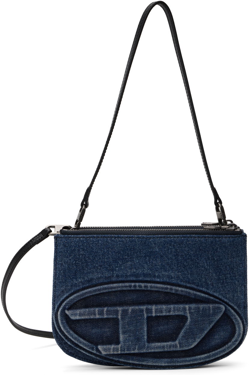 Torba za rame Diesel Denim 1DR Twin Shoulder Bag Plava | X10330 P6717