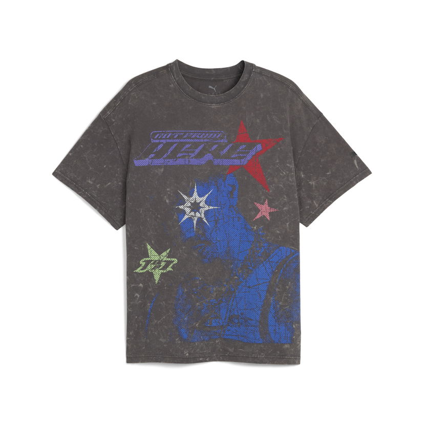 Majica kratkih rukava Puma LaMelo Star Vision Graphic Tee Siva | 632438_01