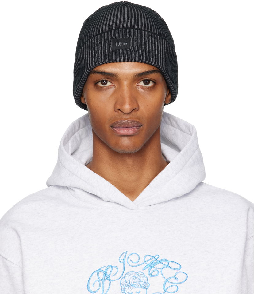 Kapica Dime Dime Classic Rib Beanie Crna | DIMESU2528BLK