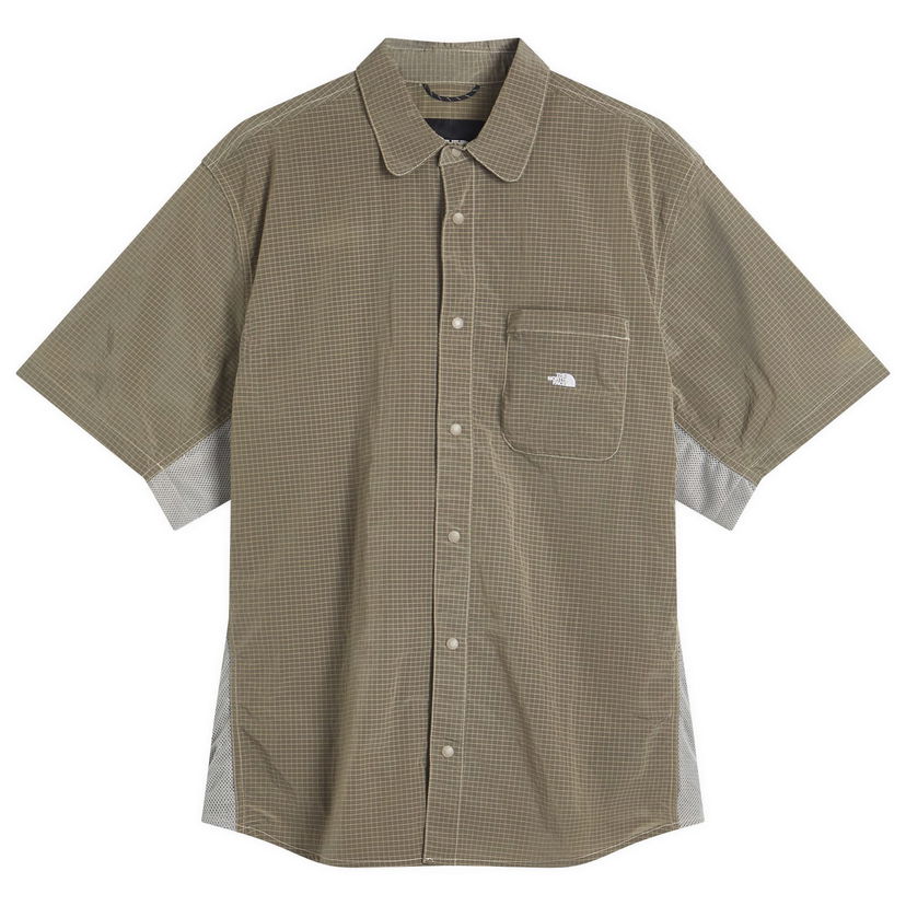 Košulja The North Face Fabric Mix Short Sleeve Shirt Zelena | NF0A8CKH3X4