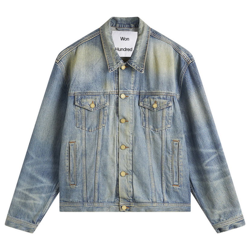 Jeans Won Hundred Won Hundred Liverpool Denim Jacket, Size Large Plava | 3569-15028