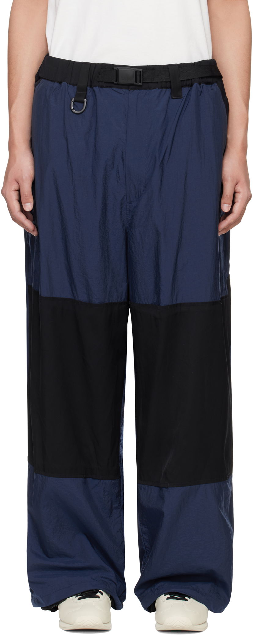 Hlače Y-3 Y-3 Two-Tone Nylon Trousers Plava | JM7785