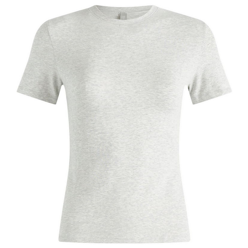 Majica kratkih rukava SKIMS Cotton Jersey T-Shirt Siva | AP-TSH-0638-LHG