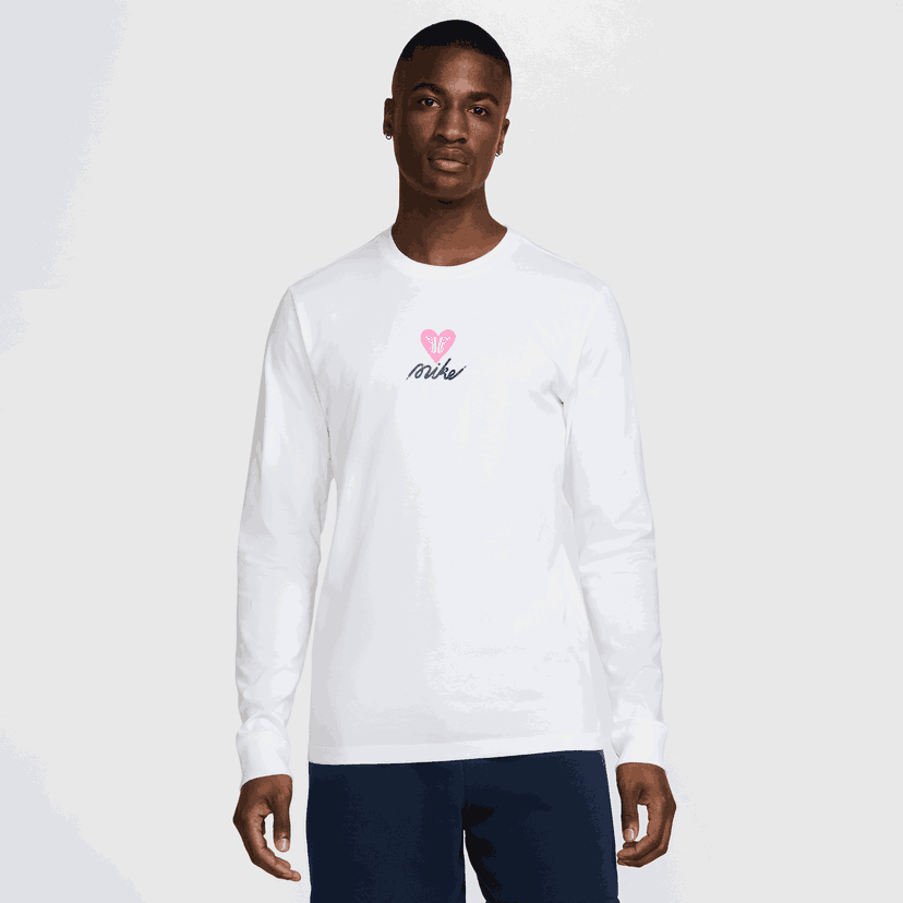 Majica kratkih rukava Nike Sportswear Long Sleeve T-Shirt Bijela | HV9807-100