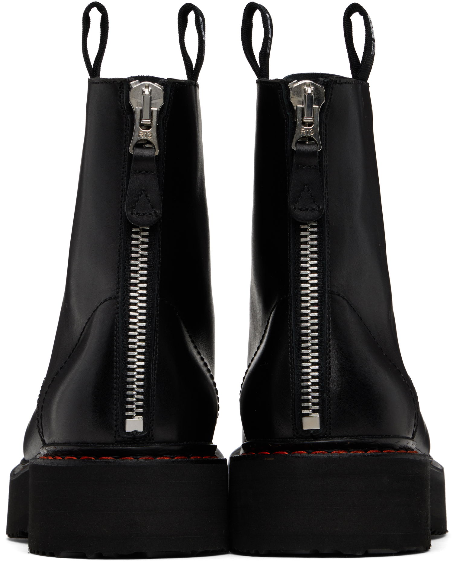 Odjeća R13 R13 Single Stack Boots Crna | R13WS025-S001A, 1