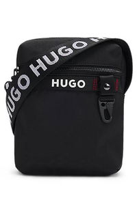 HUGO Reporter Bag With Adjustable Strap and Zip Closure