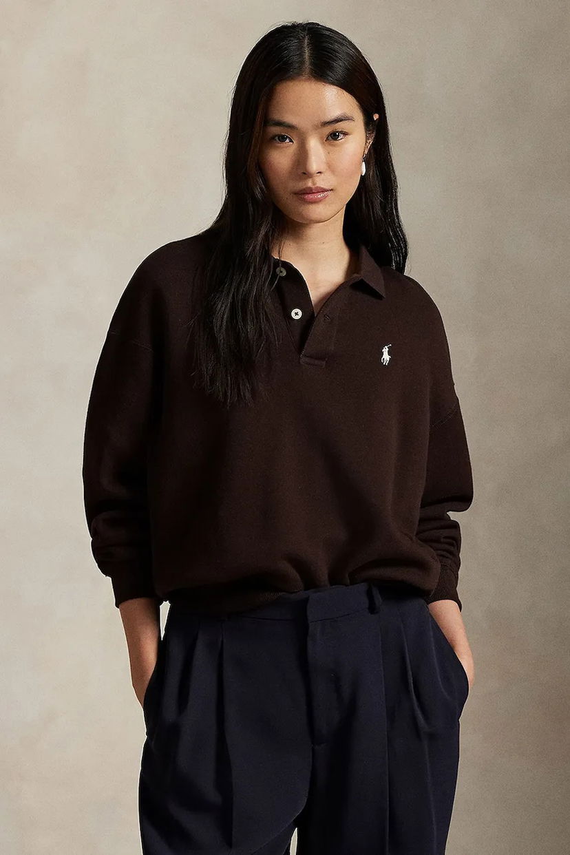Dukserice Polo by Ralph Lauren ARCTIC FLEECE Polo Sweatshirt Smeđa | 211947966009