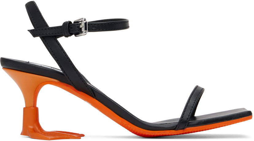 Dodaci Moschino Moschino Duck Heeled Sandals Crna | MA16575G1M MA3 00A